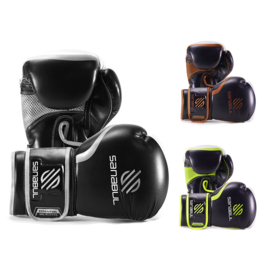 Sanabul Essential Gel Boxing Gloves - black/silver