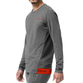 Hayabusa Men's Long-sleeved Training Shirt - dark gray