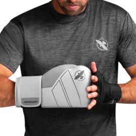 Hayabusa S4 Leather Boxing Gloves - White