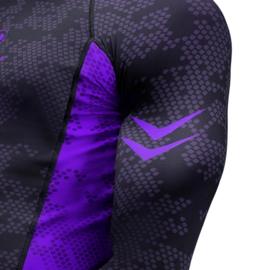 Hayabusa Arrow Ranked Long Sleeve Rashguard - Purple