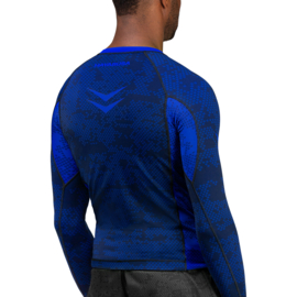 Hayabusa Arrow Ranked Long Sleeve Rashguard - Blauw