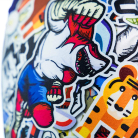 Sanabul Sticker Bomb Bokshandschoenen voor kinderen - Roar Rage