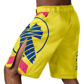 Hayabusa Icon Fight Shorts - Yellow / Blue