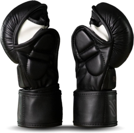 Sanabul Essential 7 oz MMA Hybride Sparringhandschoenen - zwart