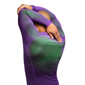 Hayabusa Fusion Rashguard - Purple / Green