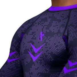 Hayabusa Arrow Ranked Long Sleeve Rashguard - Paars