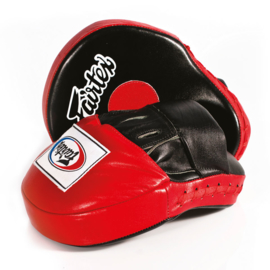 Fairtex FMV9 Ultimate Contoured Focus Mitts - Zwart / Rood