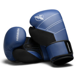 Hayabusa S4 Bokshandschoenen - Echt Leer - Blauw