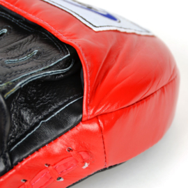 Fairtex FMV9 Ultimate Contoured Focus Mitts - Zwart / Rood