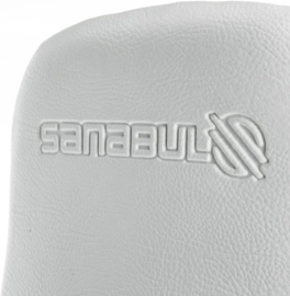 Sanabul Battle Forged Muay Thai Pads - pair - standard size - white