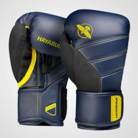 Hayabusa T3 Boxing Gloves - Navy Blue / Yellow
