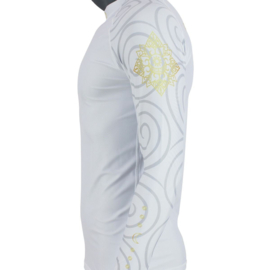 Fairtex RG7 Pro Long Sleeves Rashguard - Hanuman -wit/goud