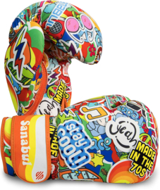 Sanabul Sticker Bomb Boxing Gloves for Kids - 70s