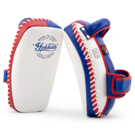 Yokkao Free Style Kicking Pads - Leer - Thai Flag