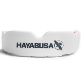 Hayabusa Combat Mouthguard - White/Red - Adult