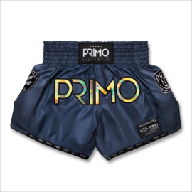 Primo Muay Thai Shorts - Hologram Series - Valor Grey - donkergrijs