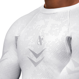 Hayabusa Arrow Ranked Long Sleeve Rashguard - Wit