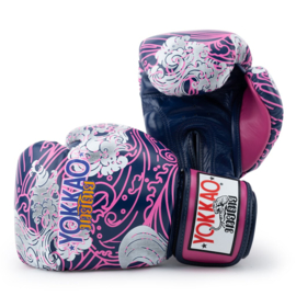 Yokkao - Limited Edition - Hawaii Boxing Gloves - Leather - Blue Depths