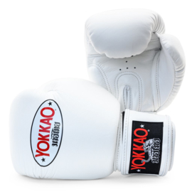 Yokkao Matrix Boxing Gloves - Leather - White