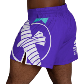 Hayabusa Icon Kickboxing Shorts - paars / wit