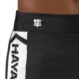 Hayabusa Icon Kickboxing Shorts - zwart / wit