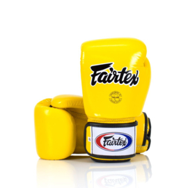 Fairtex BGV1 Universal Bokshandschoenen - "Tight-Fit" Design - Geel