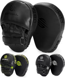 Sanabul Essential Curved Punch Mitts - zwart