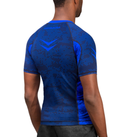 Hayabusa Arrow Ranked Short Sleeve Rashguard - Blue