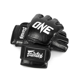 ONE Championship X Fairtex Grappling Gloves - Leather - black