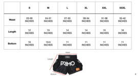 Primo Muay Thai Shorts - Super-Nylon - Hammerhead Grey - lichtgrijs