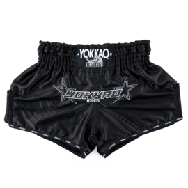 Yokkao Institution Carbonfit Shorts - Satijnmix - Zwart