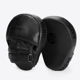 Sanabul Essential Curved Punch Mitts - black