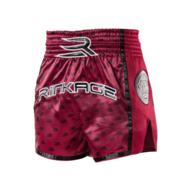 Rinkage Thai Stallion Muay Thai Short - Donkerrood