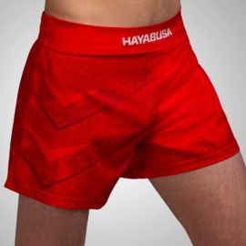 Hayabusa Arrow Kickboxing Shorts - Red