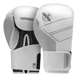 Hayabusa S4 Bokshandschoenen - Echt Leer - Wit