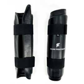 Flow Fightgear Shin guards - PU - black