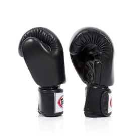 Fairtex BGV19 Deluxe Tight-Fit Bokshandschoenen - Zwart