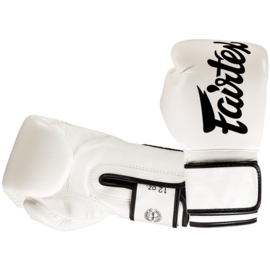 Fairtex BGV14 Microfiber Boxing Gloves - White