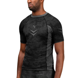 Hayabusa Arrow Ranked Short Sleeve Rashguard - Zwart