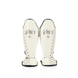 Fairtex Competition Shinguards - white