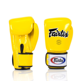 Fairtex BGV1 Universal Bokshandschoenen - "Tight-Fit" Design - Geel