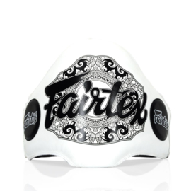 Fairtex Lightweight Belly Pad (A.K.A. "The Champion Belt") - Wit