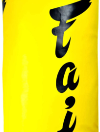 Fairtex HB6 Muay Thai Banana Bag - 180 cm - Ongevuld - Geel