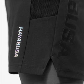 Hayabusa Athletic Layered Performance-Short - Heren - zwart