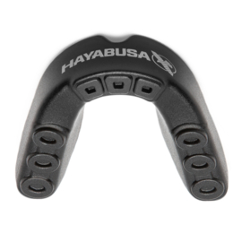 Hayabusa Combat Mouthguard - Zwart/Rood - Adult