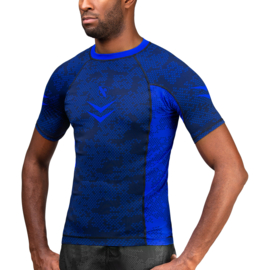 Hayabusa Arrow Ranked Short Sleeve Rashguard - Blauw