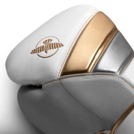 Hayabusa T3 Boxing Gloves - White / Gold