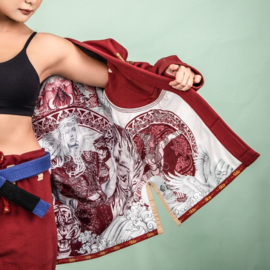 Fairtex BJJ Gi "Sida" - Limited Edition - Bordeauxrood