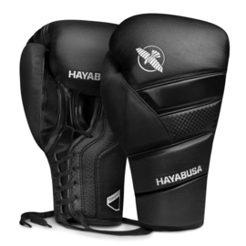 Hayabusa T3 Lace Up Bokshandschoenen - zwart