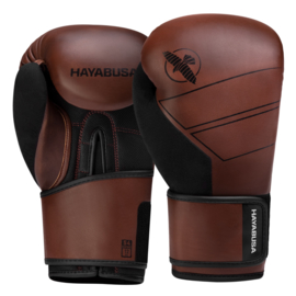 Hayabusa S4 Bokshandschoenen - Echt Leer - Bruin